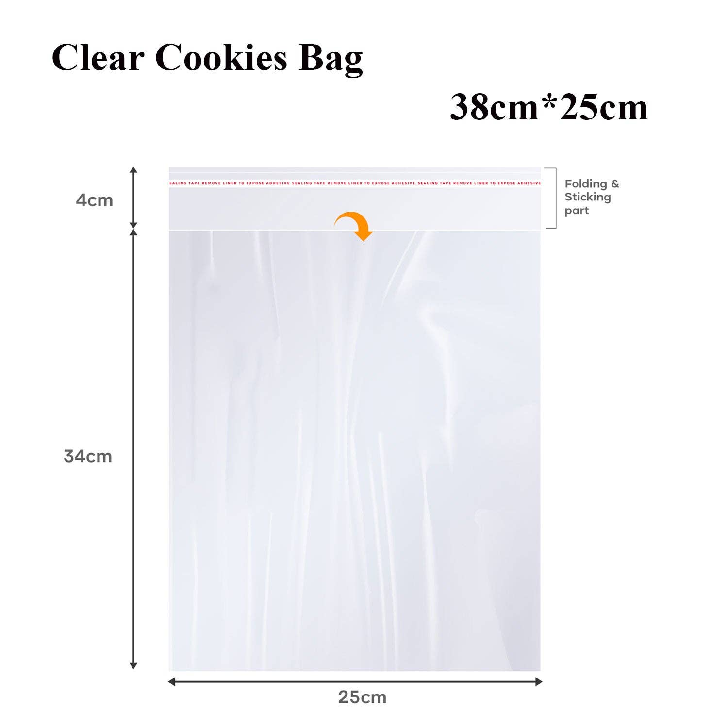 Ledsone – wholesale Food storage wrap/bag – Clear Reclosable Zip Poly Bag Resealable Self Sealing Bag~529110