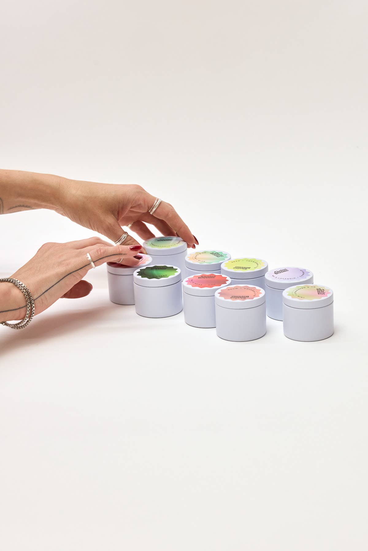 Choice Blooms – Engroshandel Rejsestearinlys – To-Go Discovery Duftlys Sæt2