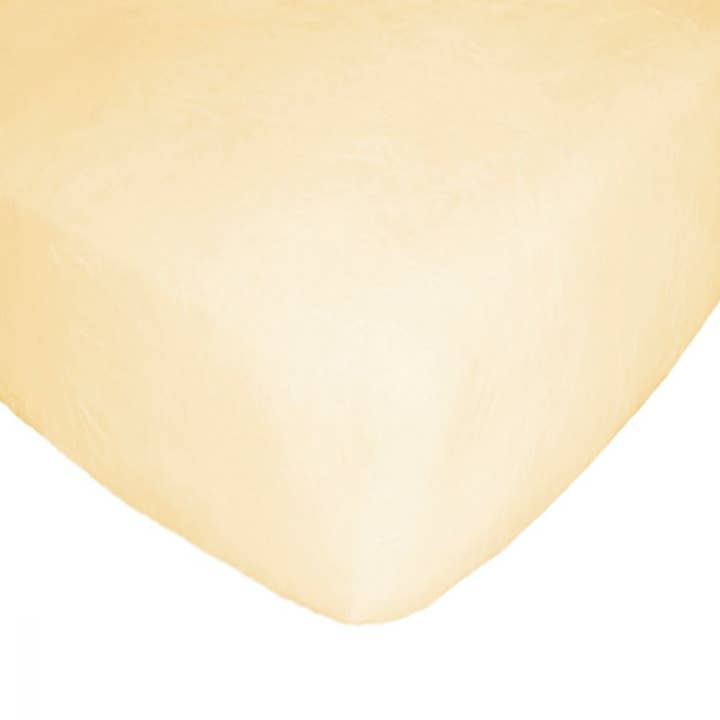 Wieglaken Minky Yellow voor wholesale door Go Mama Go Designs