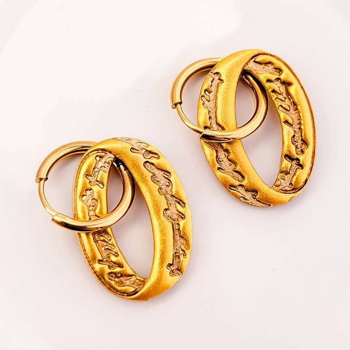 Midnight Narrative - Wholesale Hoop Earrings - To Rule Them All Hoops
