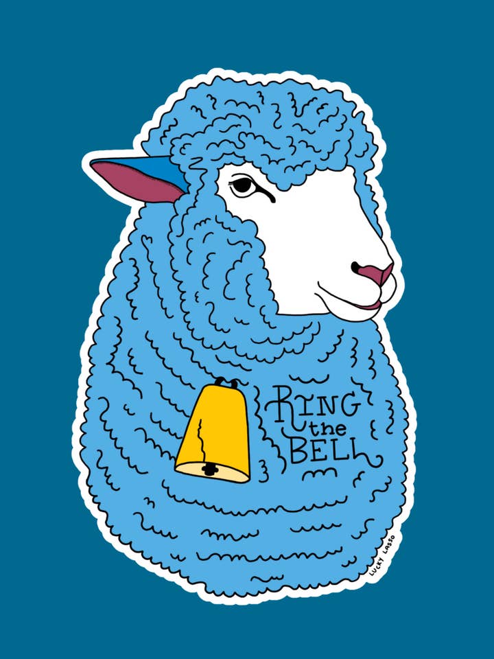 Ring The Bell sticker for wholesale by Lucky Lasso