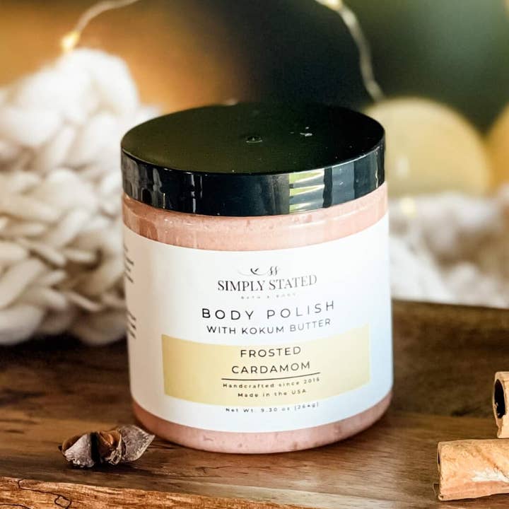 Gommage Corporel au Cardamome Givrée | Édition Limitée pour la vente par Simply Stated Bath & Body