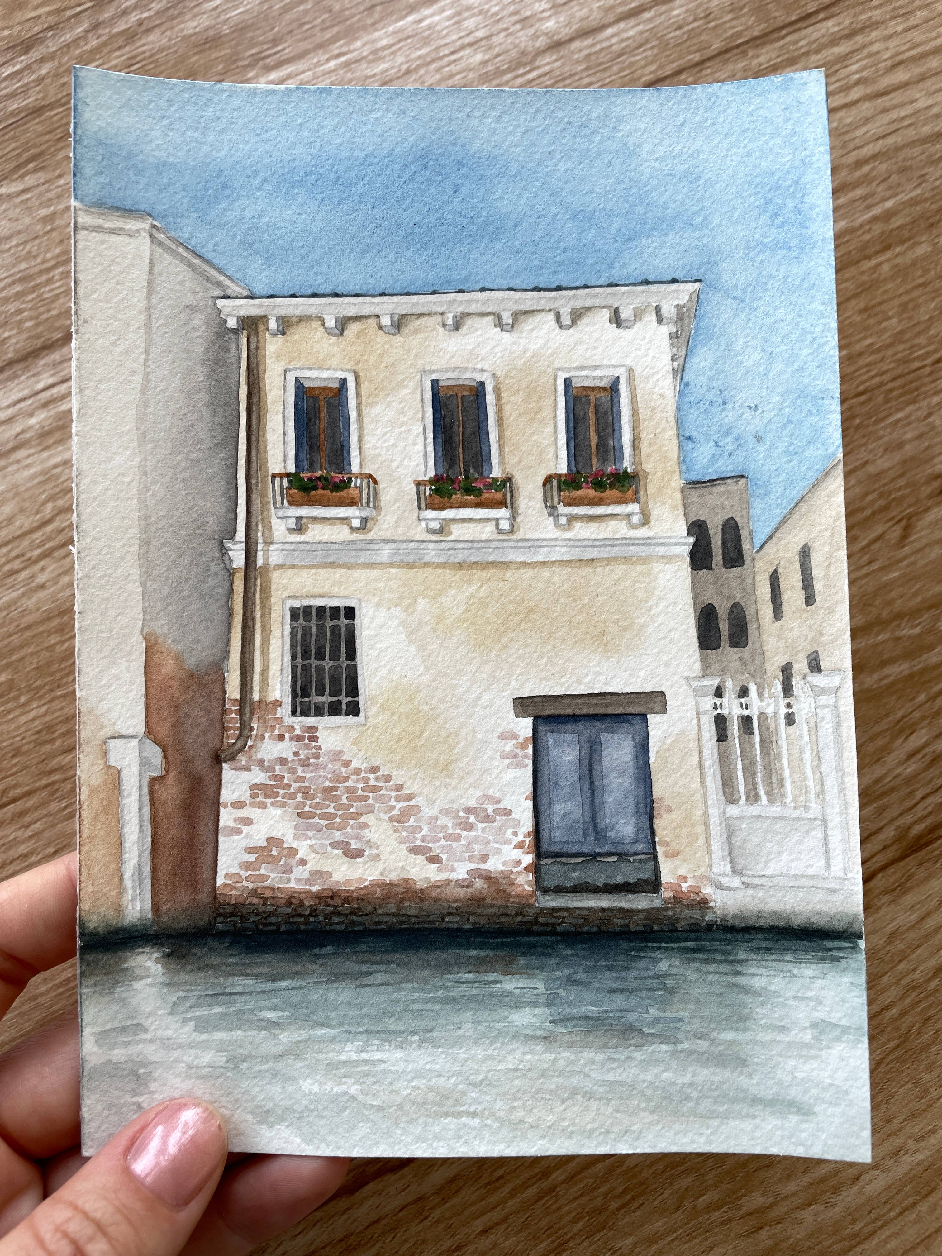 The Campbell Creative - Wholesale Art Print - "Carmini" - Venice Watercolor Print4