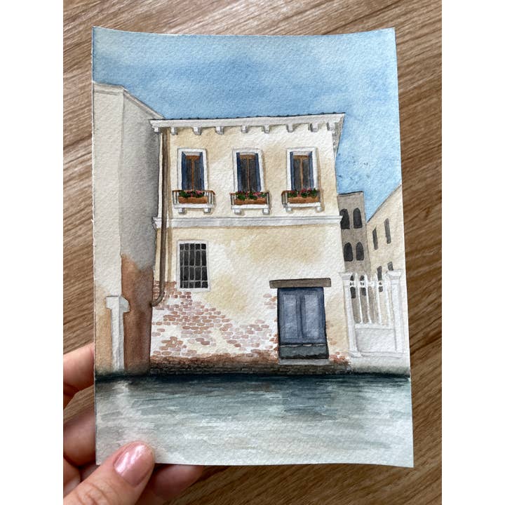 The Campbell Creative - Wholesale Art Print - "Carmini" - Venice Watercolor Print4