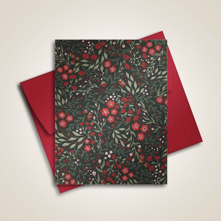 Spring / Summer 2025 - Strawberry Bloom - Greeting Card for wholesale by The Fabled Creative Co.