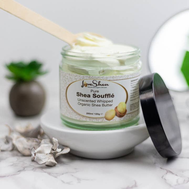 LoveShea Pure Soufflé | Whipped Organic Shea Butter for wholesale by LoveShea Skincare