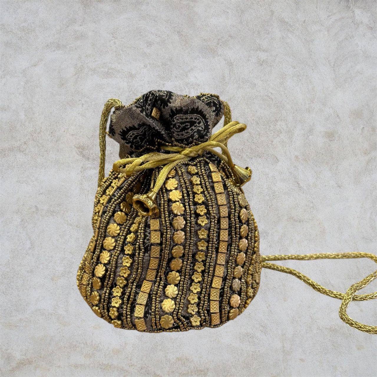 Hecho a mano - Vendita all'ingrosso Accessorio per borsetta - Donna - Borsa a secchiello dorata22