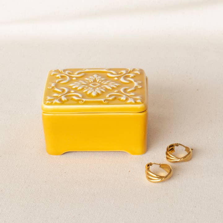 Companhia Atlântica - Wholesale Jewelry Box/Organizer - Ceramic Tile Jewelry Box3