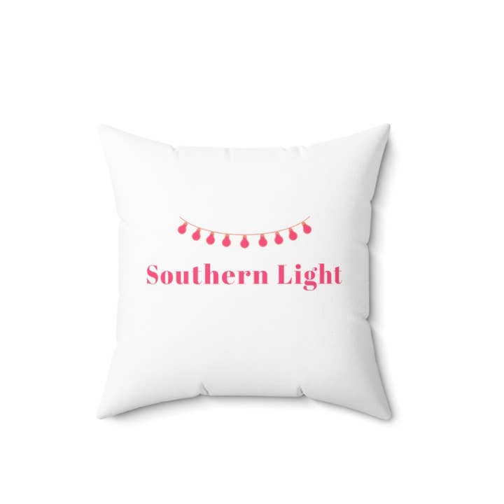 Spun Polyester Square Pillow for wholesale by Southern Light