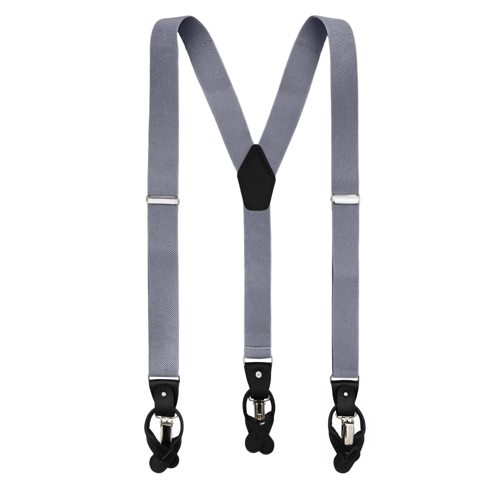 Jacob Alexander - Vente Bretelles – homme - Bretelles solides élastiques en Y pour hommes3