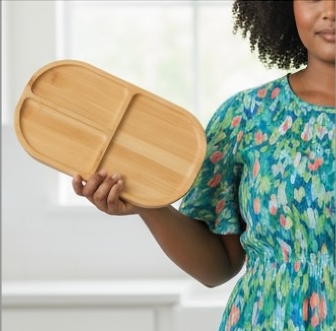 Bamboo Switch - Wholesale Serving Plate - Bamboo Compartment Plate | Dining Gift Bestseller3