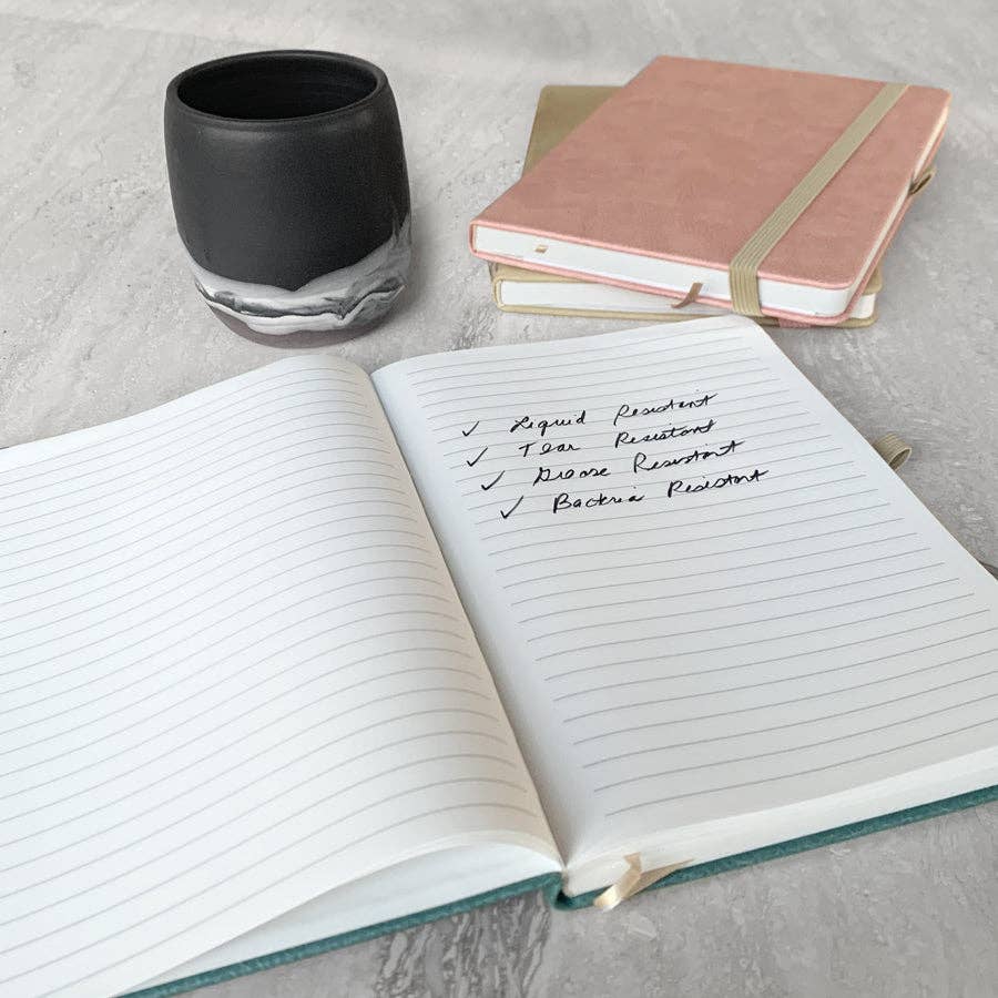 FOLKUS - Wholesale Journal/Diary - Eleanor - Butterscotch A5 Stone Paper Journal Vegan Leather1