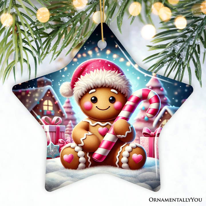 Sweet Gingerbread Wonderland Pink Themed, Christmas Decor for wholesale by OrnamentallyYou