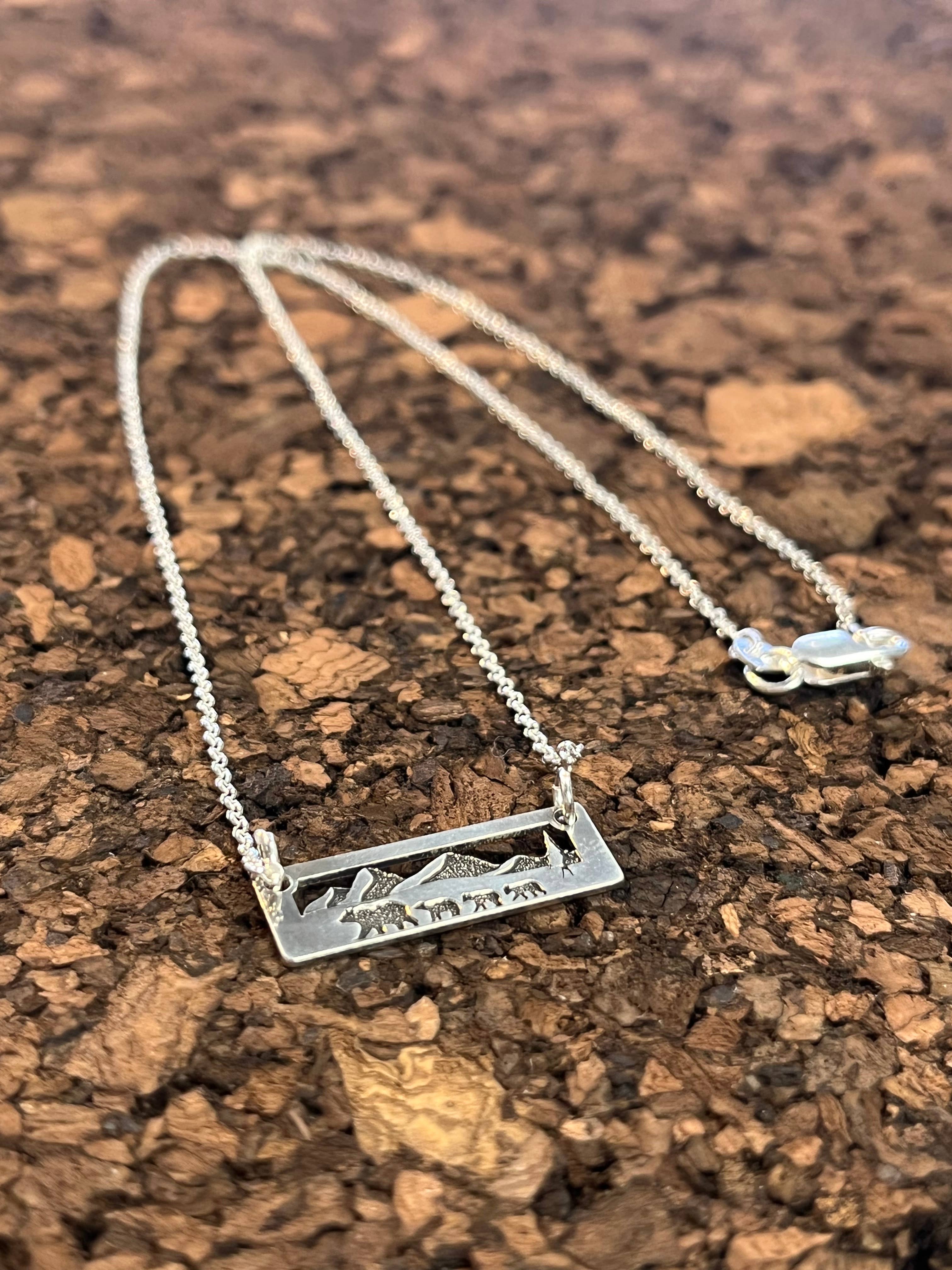 Altitude Jewelry - Wholesale Pendant/Charm Necklace - Momma Bear Three Cub2