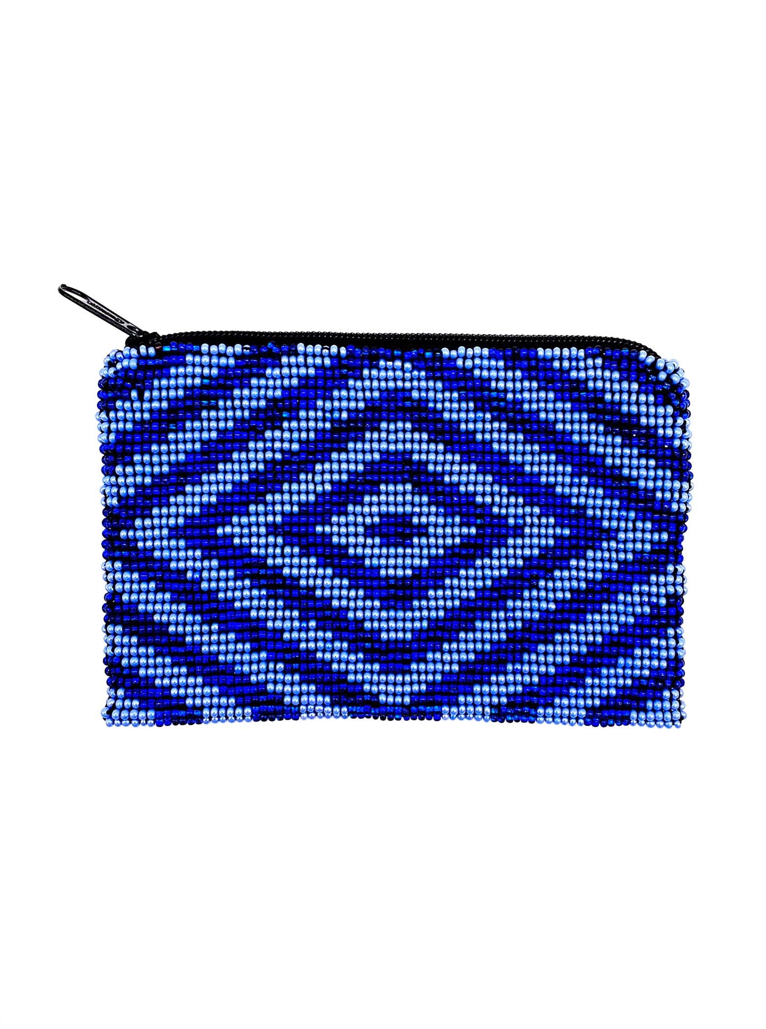 KAQCHI - Wholesale Coin Purse - Unisex - Blue Lovers Zipper Pouch4