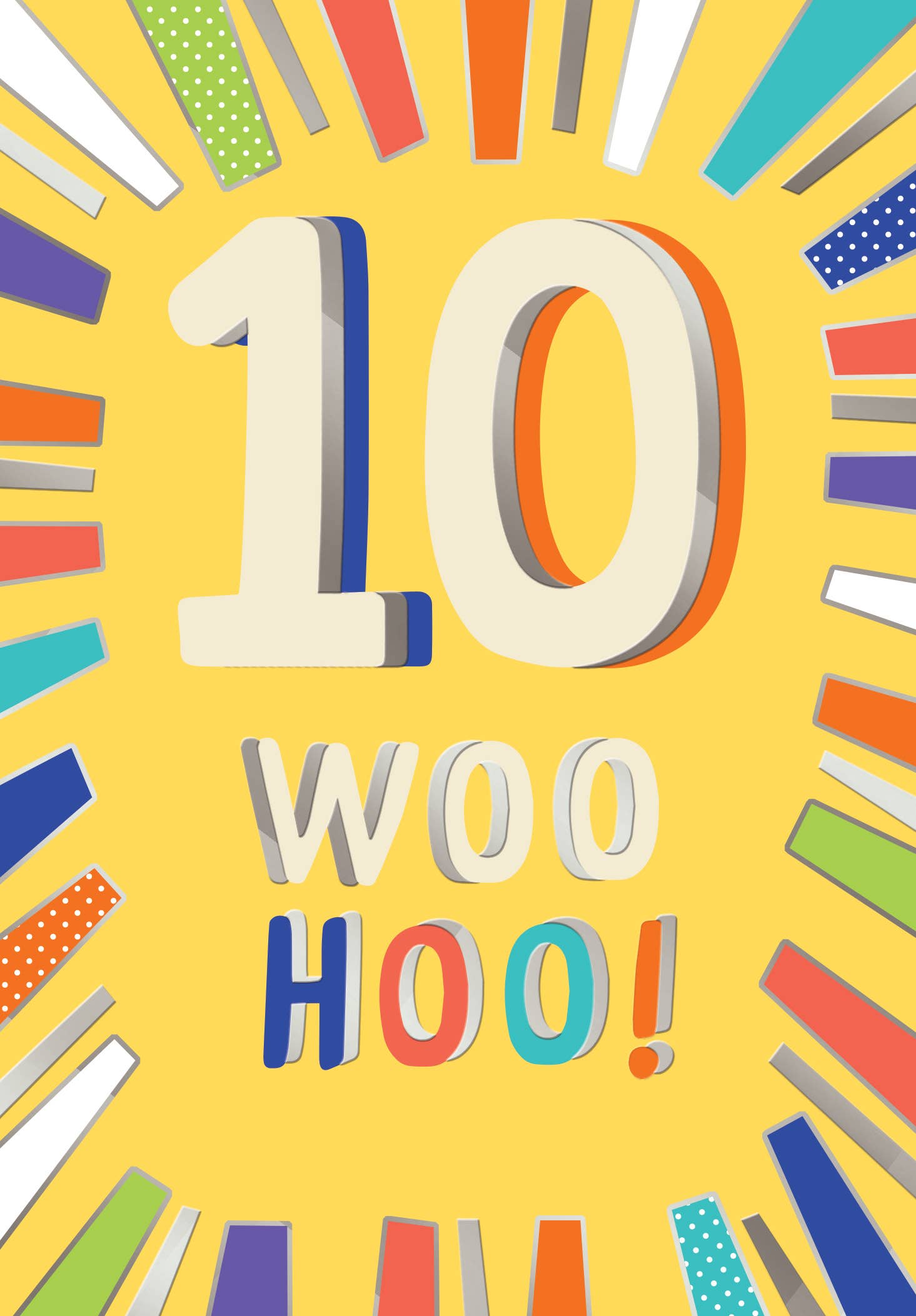 Piccadilly Greetings – wholesale Birthday card – Juvenile Birthday Card, Age 10, Age 100