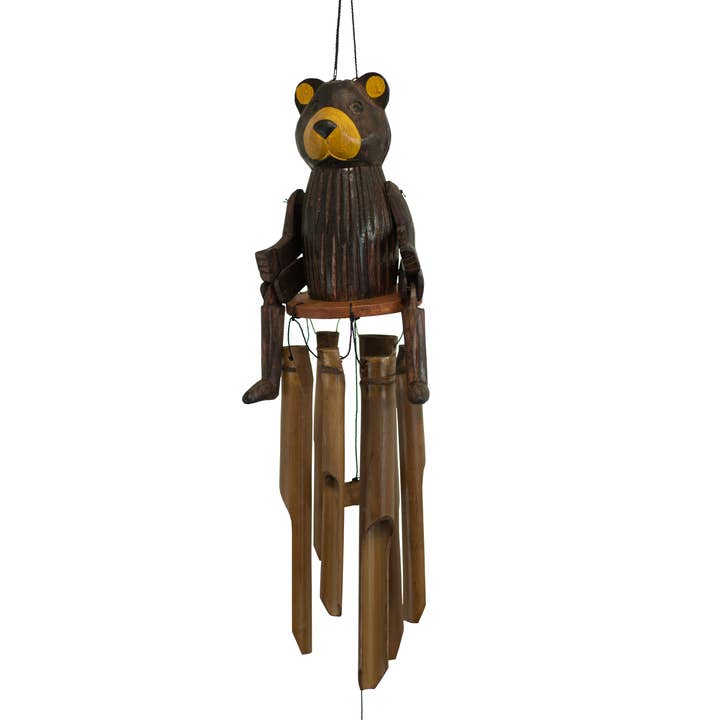 Barry Puppet Bamboo Wind Chime for wholesale by Cohasset Gifts