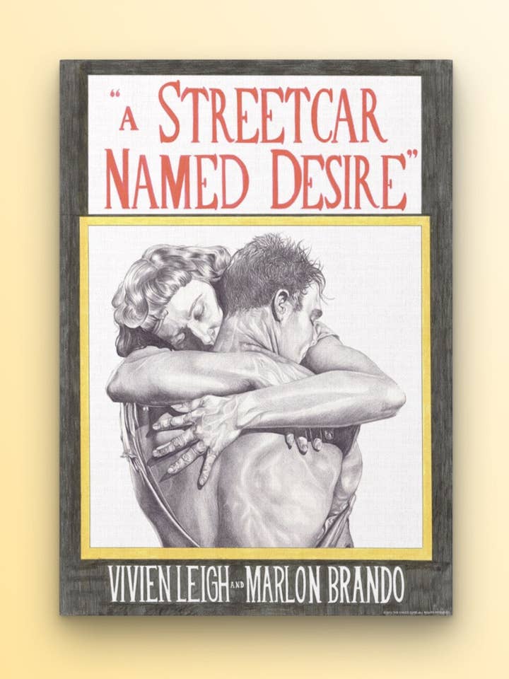 Eine Straßenbahn namens Desire PRINT (12 x 16) für den Großhandel von Paper 8