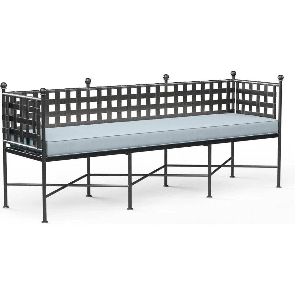 LOOMLAN – Großhandel Bänke – Provence Sunbrella Gartenbank für den Außenbereich0