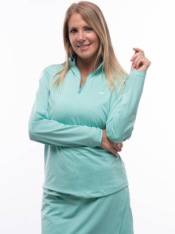 Quarter Zip - Dakota - Vert pour la vente par American Fit