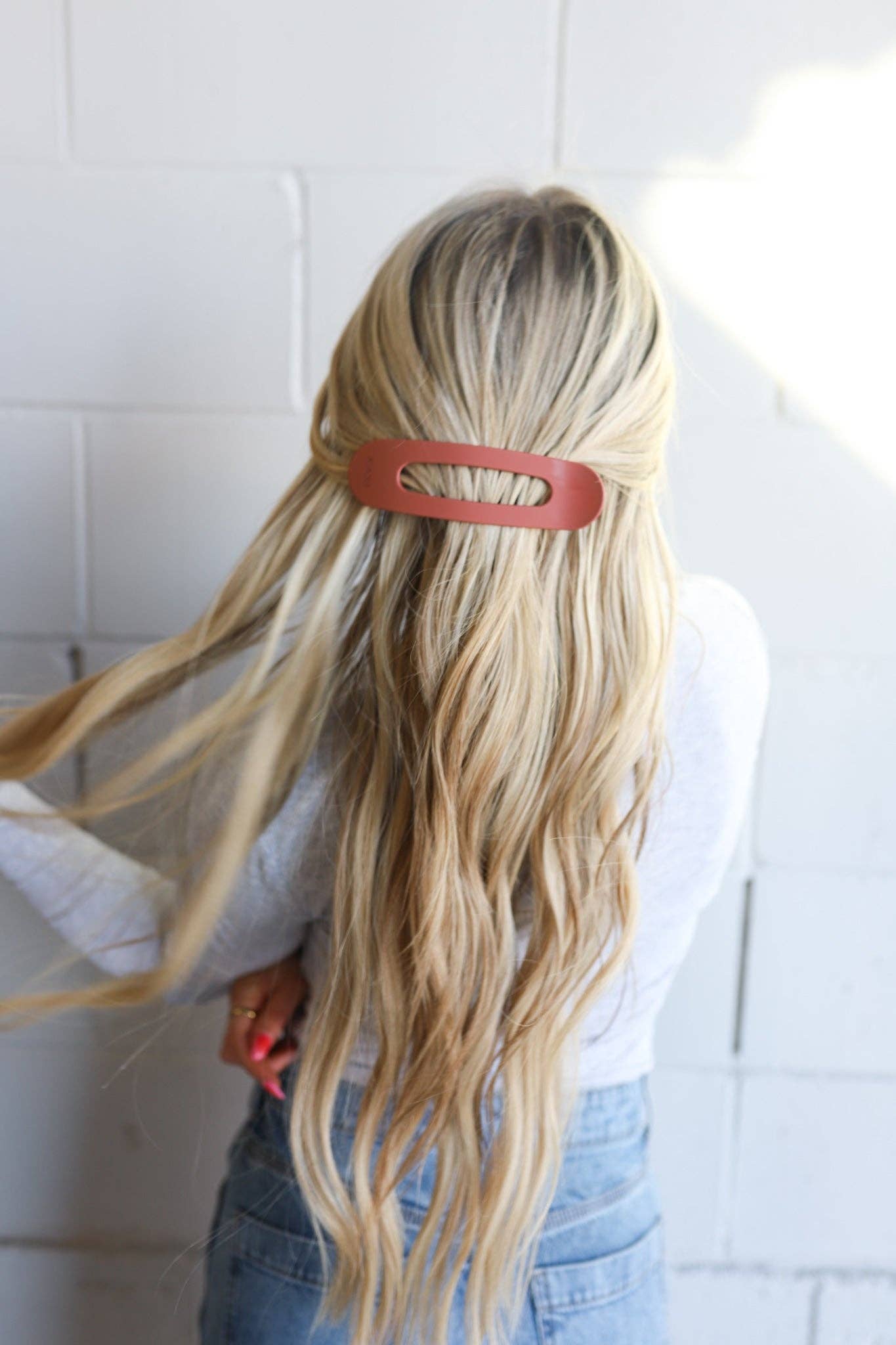 KAXI - Wholesale Hair Clip - Women's - OVERSIZED LAY DOWN CLAWS ( 33 COLORS )45