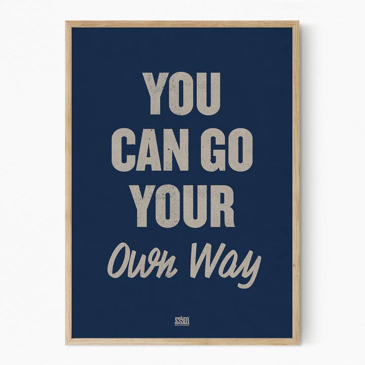 Go Your Own Way - Music Print for wholesale by Reign&Hail