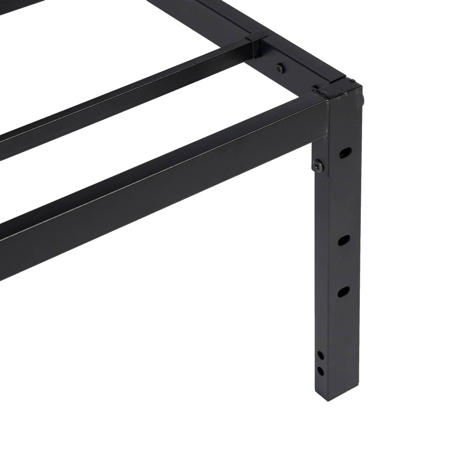 HOMYCASA DESIGN INC - Vente Meuble de chambre - Cadre de lit en métal jumeau/double, plateforme robuste avec rangement2