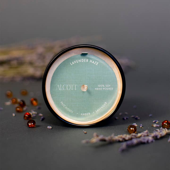 Alcott Candles - Wholesale Jar/Filled Candle - Lavender Haze | Clean Burning Candle1