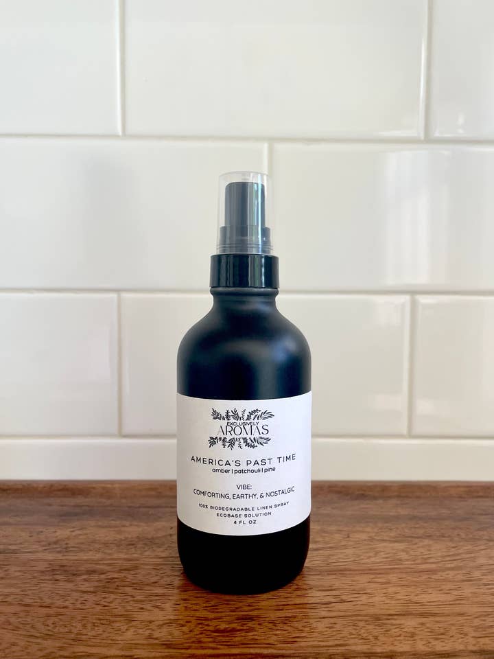 AMERICA'S PAST TIME: Linen Spray, 4fl oz for wholesale by AROMAS