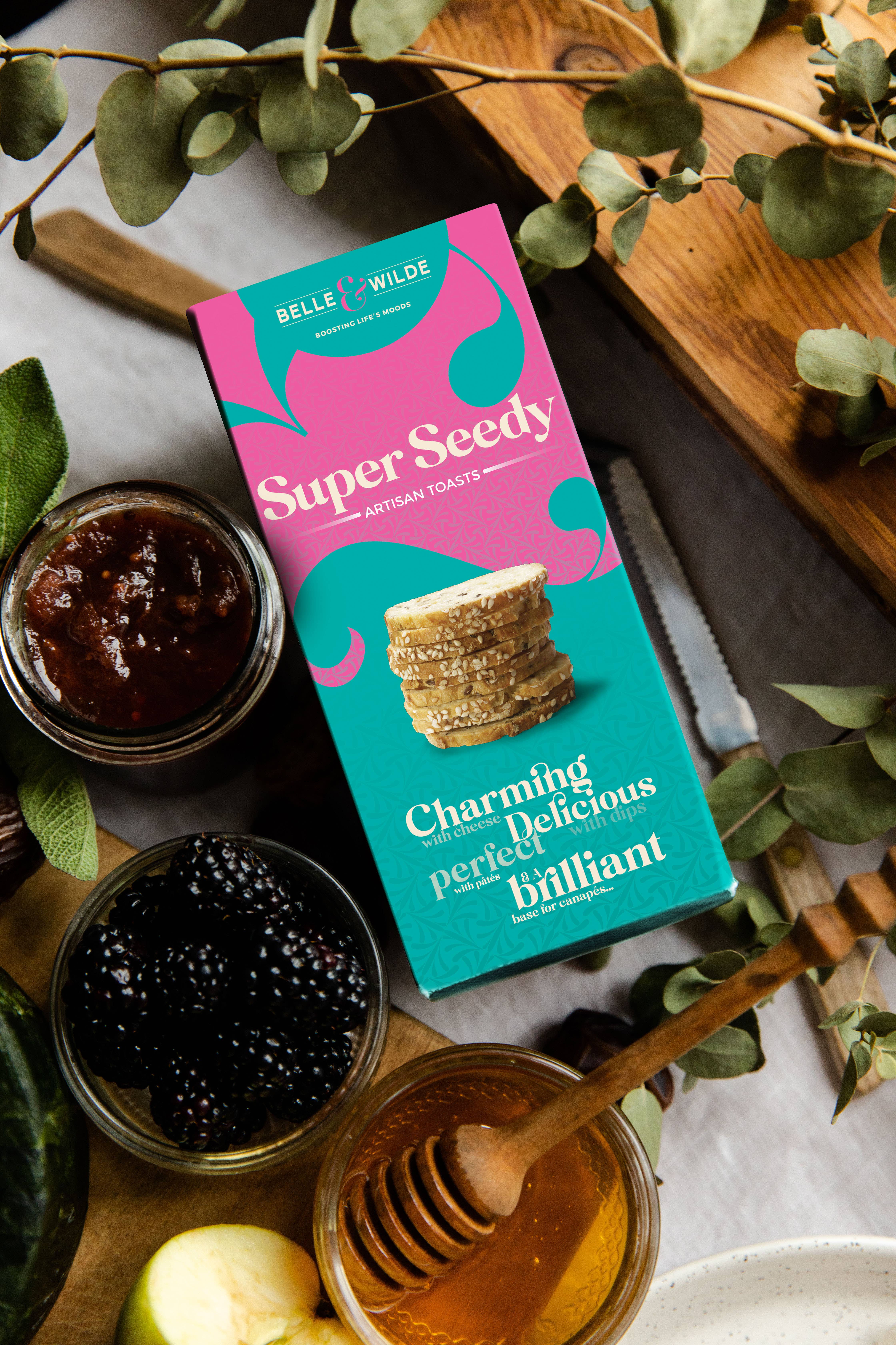 Belle & Wilde - Wholesale Crackers - Gluten Free Super Seedy Crackers1