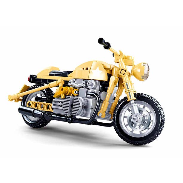 Texas Toy Distribution - Wholesale Building Set - Kids - Model Bricks MB R75 Motorcycle Building Brick Kit (223 pcs)2