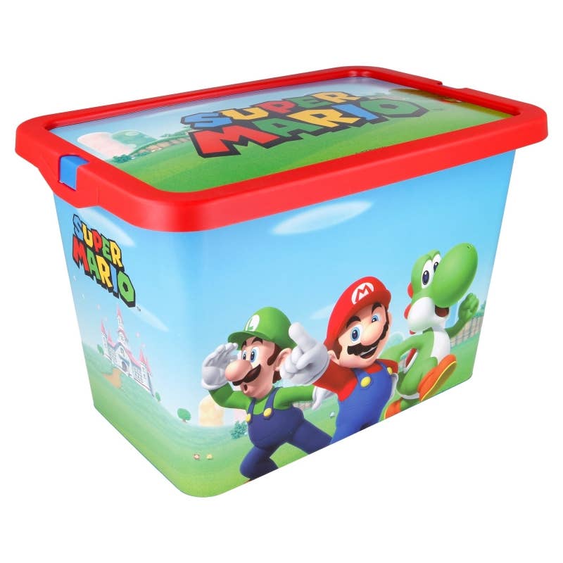 Stor - Wholesale Toy Storage Box - Kids & Baby - Stor Click Box 7 L. Super Mario0