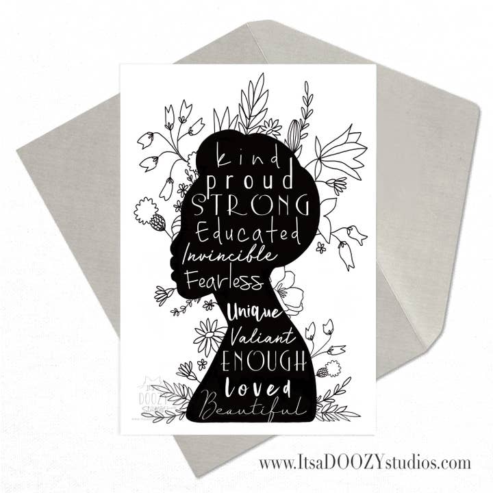You Matter - Everyday Card With Matching Envelope for wholesale by It’s a Doozy Studios