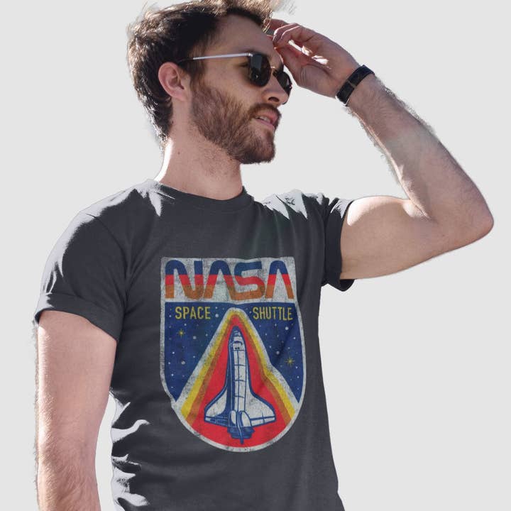 NASA - Space Shuttle T-shirt for engroshandel hos COTTON DIVISION