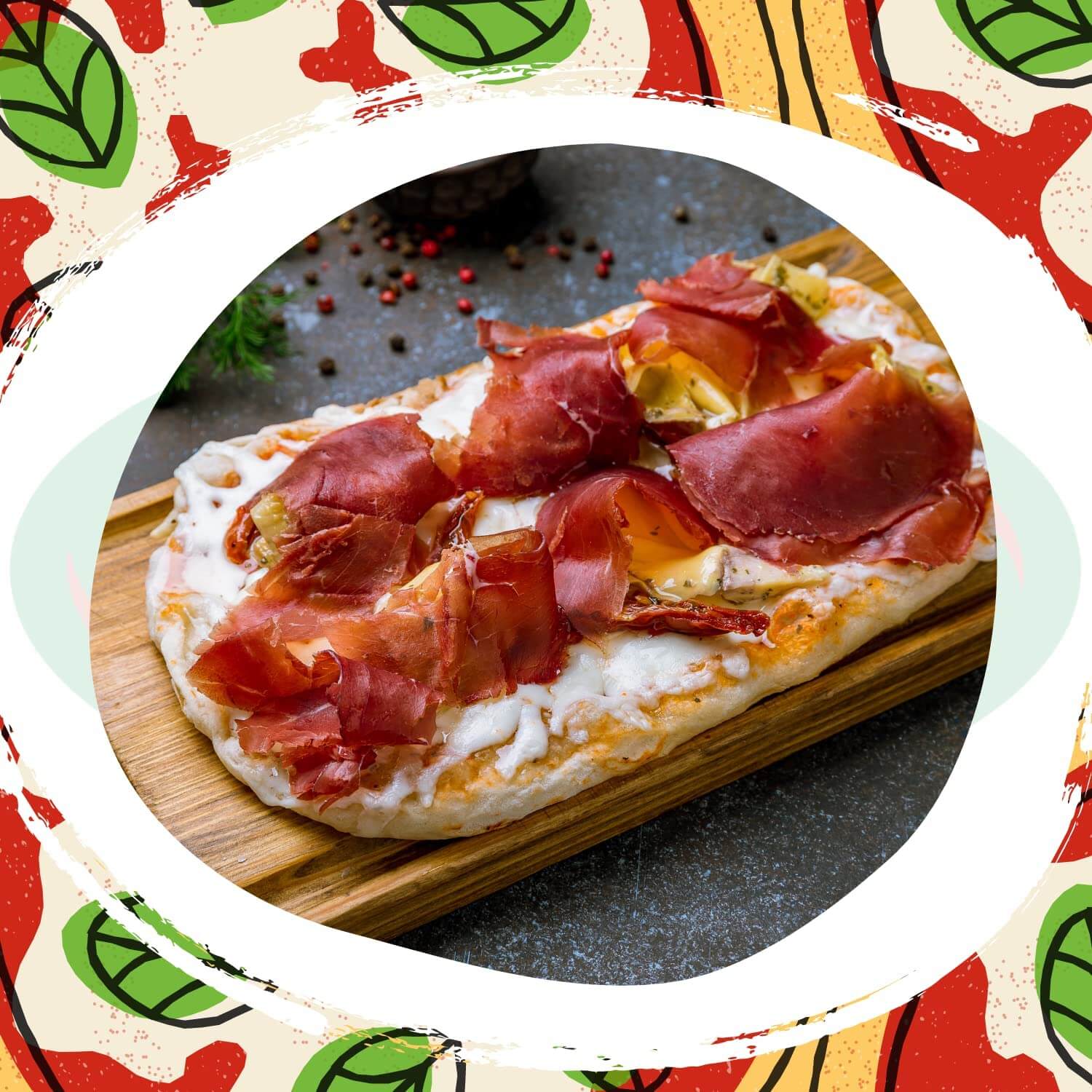 Valle del Crati Eccellenze Gastronomiche dal 1998 – Großhandel Brotbackmischungen – Vorgekochte italienische Pinsa, fertig in 5 Minuten, 2 Basics x 250 g5