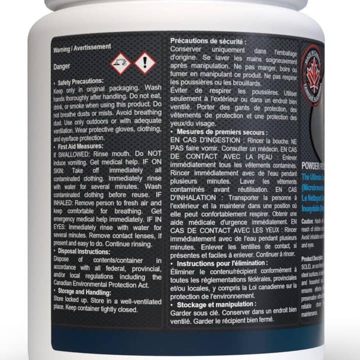 atomsbio - Venta al por mayor Limpiador multiusos - Sólido | Limpiador en Polvo para Utensilios de Cocina de Acero Inoxidable | Sin Cáusticos | Limpiador de Alta Resistencia para Ollas, Sartenes y Equipos de Cervecería | 1Kg1