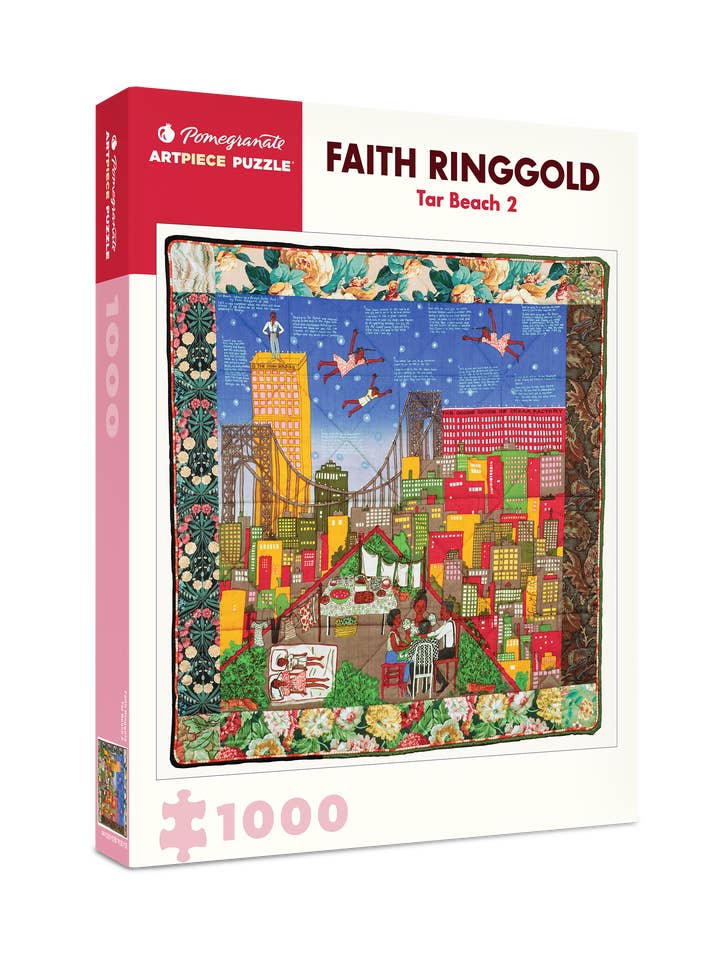 Faith Ringgold: Tar Beach 2 1000-Piece Jigsaw Puzzle for wholesale by Pomegranate