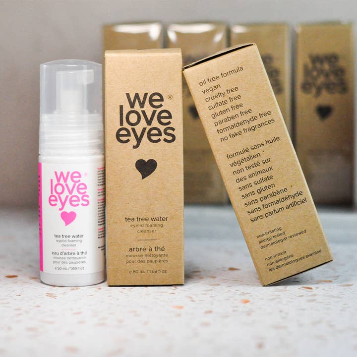 We Love Eyes - Vente Sérums cils/sourcils - Nettoyant moussant pour paupières de l'arbre à thé1