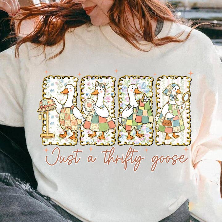 Apenas uma Camiseta de Ganso Econômico, Camisola de Avó Ganso por atacado de DLT Ecommerce