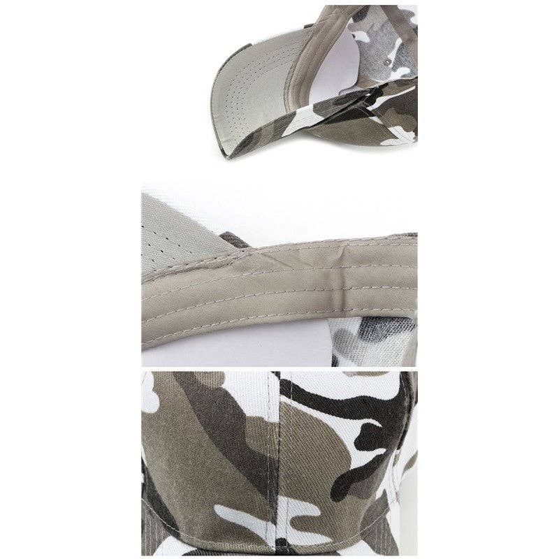 Sheer Trend – wholesale Baseballkeps - Dam – Sommar utomhus kamouflage solhatt5