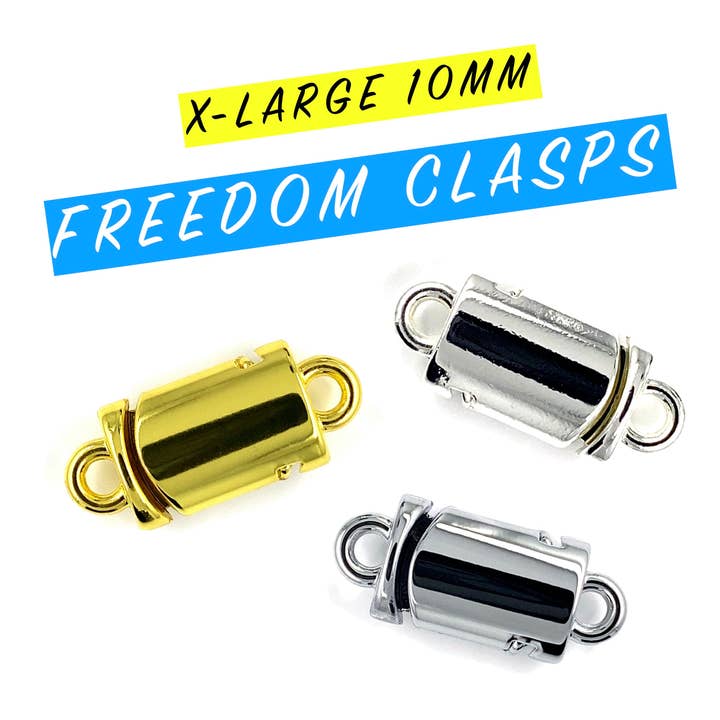 Fermoirs Freedom (Très Grand 10MM) pour la vente par Freedom Clasp