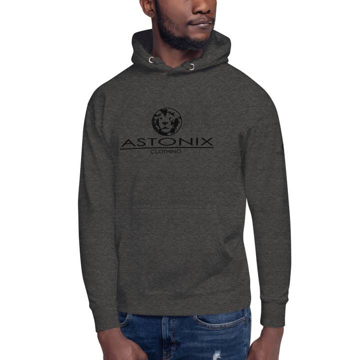 Charcoal Heather Astonix Premium Hoodie | Cotton Heritage for wholesale by Astonix