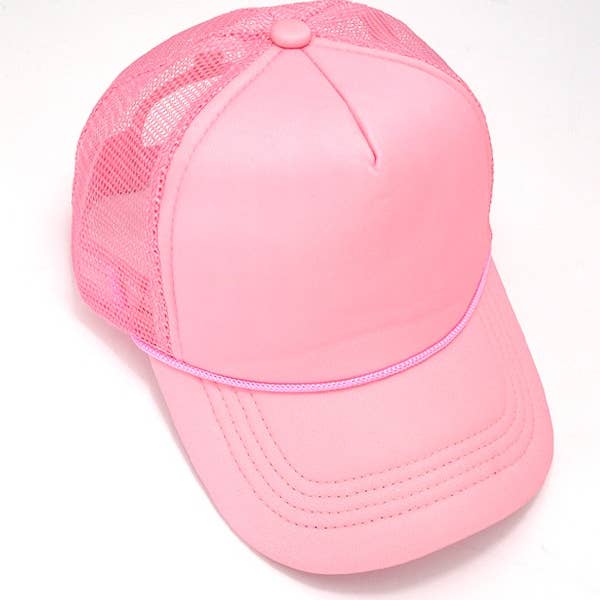 JOSSLYN by wall to wall - Wholesale Trucker Hat - Women's - TRUCKER HAT FOAM FRONT MESH BACK HAT CAP | 40HW725