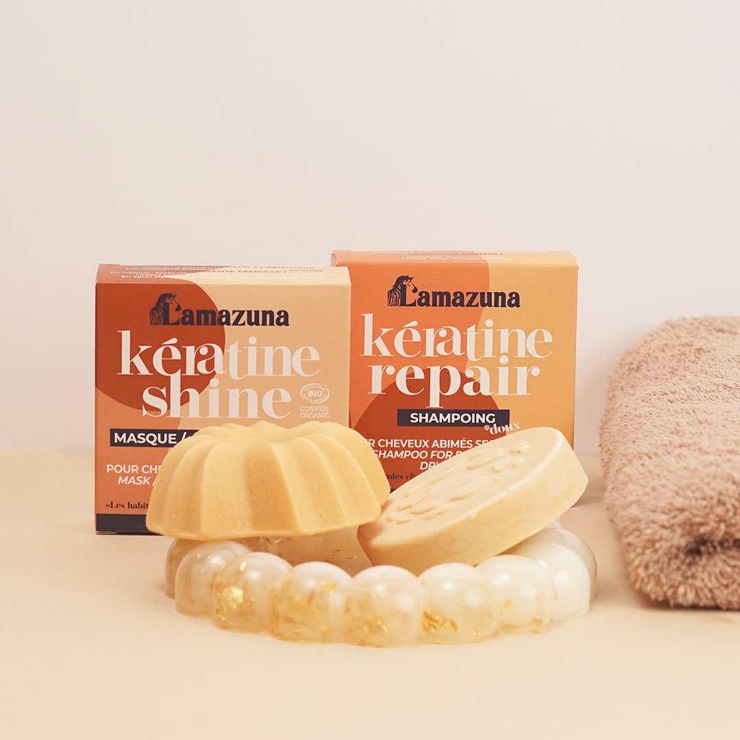 LAMAZUNA – Großhandel Conditioner – Kératine Shine Maske/Conditioner - PFLANZLICHE KERATIN4