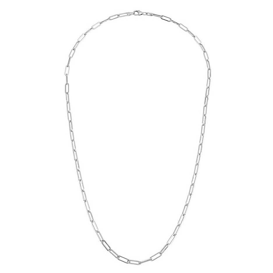 KIKICHIC - Wholesale Link & Chain Necklace - Oval Link Paper Clip Necklace0
