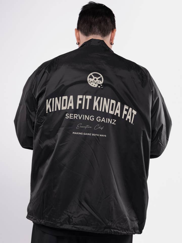 Black Executive Chef Coach's Jacket for wholesale on Faire3