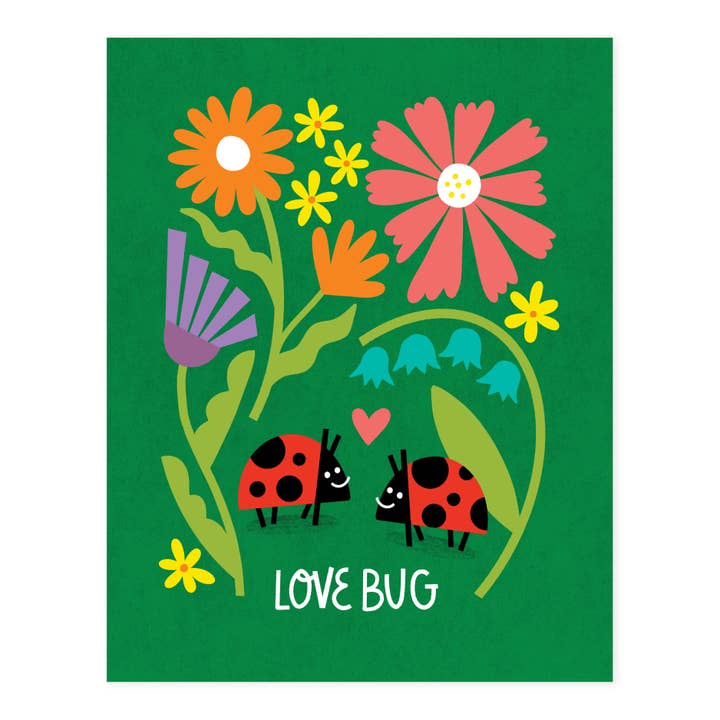 Love Bug Print für den Großhandel von Hideaway House Studio