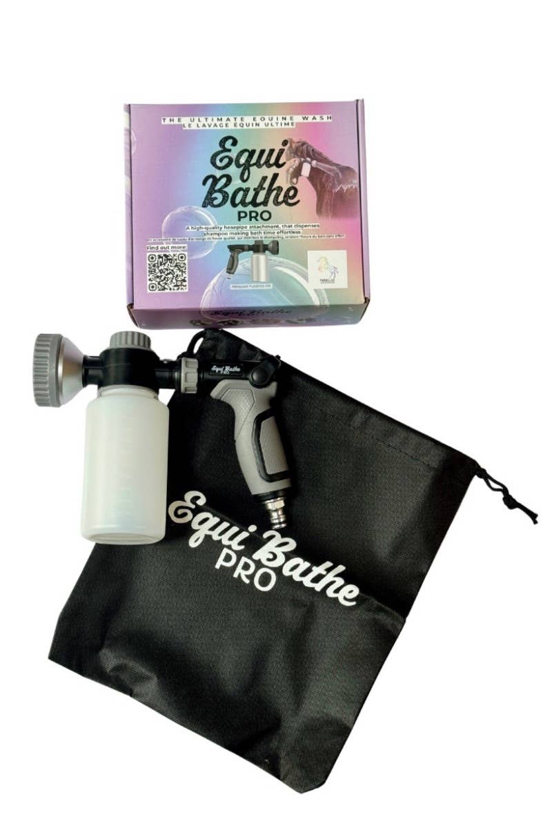 Equi Bathe. Horse & Dog shampoo washing aid. Cleaning Pets! for wholesale by Parallax Plastics LTD
