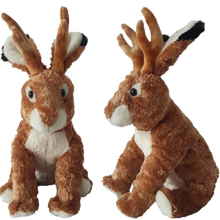 Texas Toy Distribution - Wholesale Stuffed/Plush Toy - Kids & Baby - Jackalope 12" Plush Stuffed Animal1