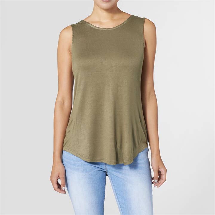 COCO + CARMEN - Wholesale Tank Top - Women's - Erin Pleat Back Tank6